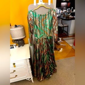 Vintage custom tailored dress from 1965.